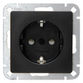 Kopp 920650004 HK05 Schuko Steckdose m.erhöhtem Ber.schutz schwarz matt