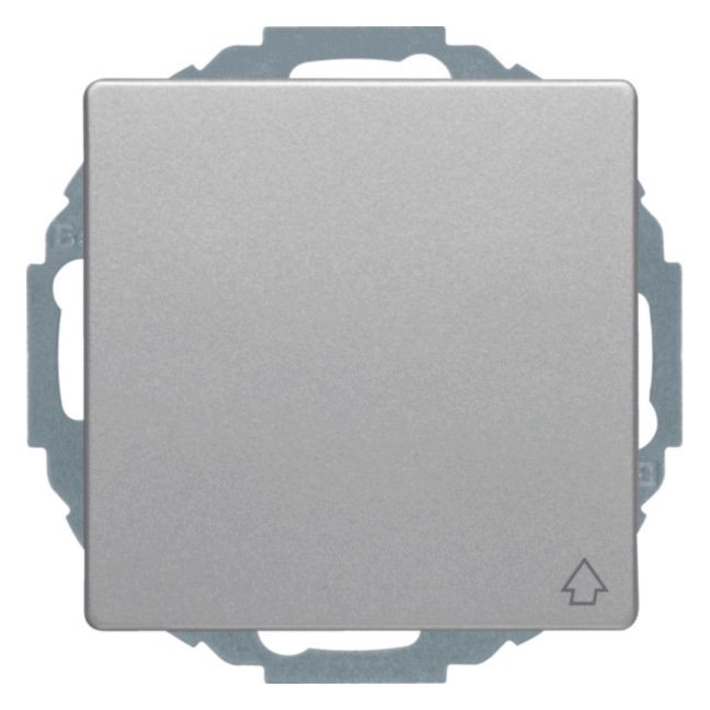Berker 47446084 Steckdose SCHUKO+Klappd. u.erh.BS Q.1/Q.3 alu samt lackiert