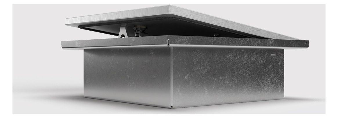 Bodensteckdose 2004A 4x Schuko, EV1 2004A-1-3