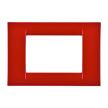 GEWISS GW22133 Abdeckrahmen System Virna 3M Burgundrot