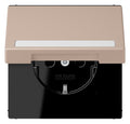 Jung LC1520BFNAKL240 SCHUKO-Steckd.KI m. Klappdeckel m.S