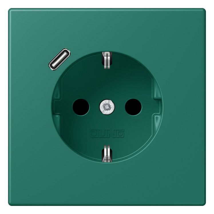 Jung LC1520-18C216 SCHUKO-Steckd.m.USB Typ C LC32040