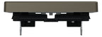 Mert MEG 3301-6052 Wippe m.Kennzeichnung 0/1 Moccametallic