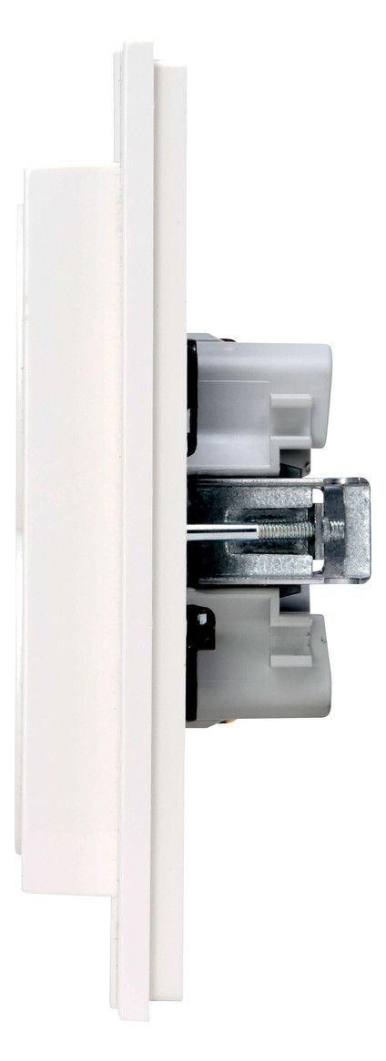 Kopp 940229004 HK07 Schuko Steckdose 2f erh.Ber.schutz reinweiß
