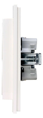 Kopp 940229004 HK07 Schuko Steckdose 2f erh.Ber.schutz reinweiß