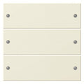 GIRA 218301 Wippenset 3fach System 55 Cremeweiß glänzend (lackiert)