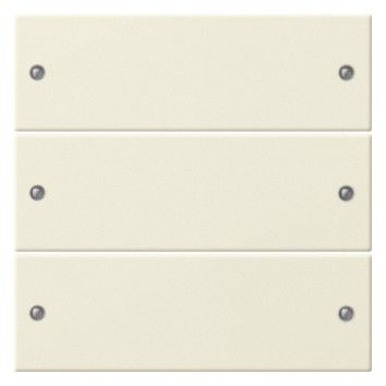 GIRA 218301 Wippenset 3fach System 55 Cremeweiß glänzend (lackiert)
