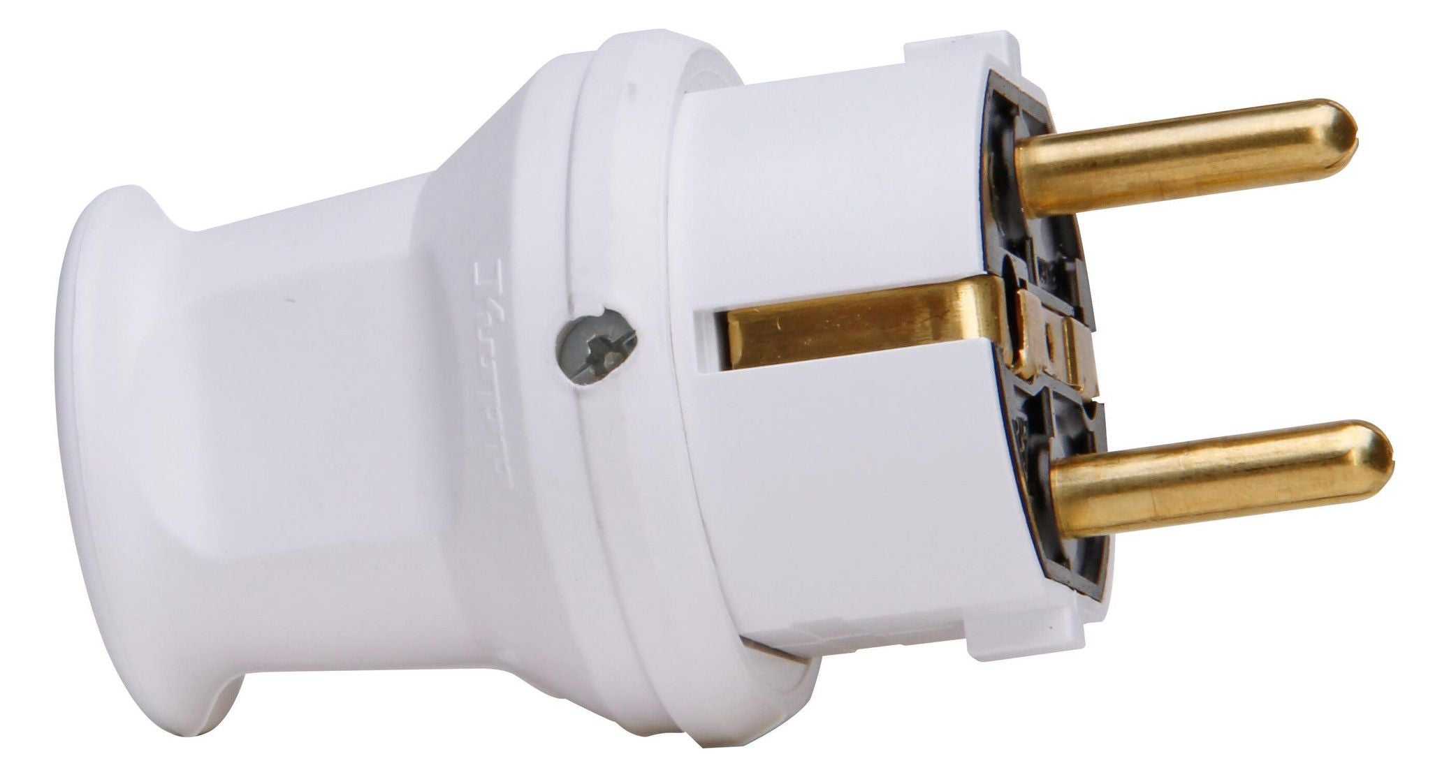 Kopp 179702004 Schuko Stecker Einsatz Polyamid/Kappe PVC bruchfest 16A 250V