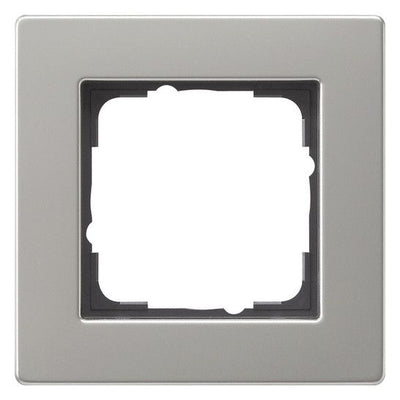 GIRA 0211335 Abdeckrahmen 1fach flach E2 Edelstahl
