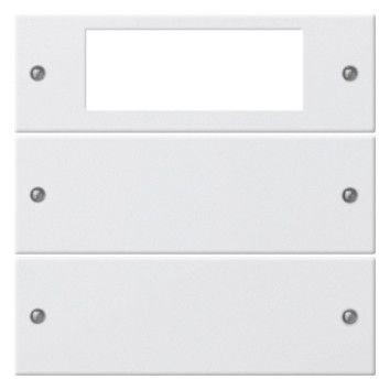 GIRA 219227 Wippenset 2fach Plus System 55 Reinweiß seidenmatt (lackiert)