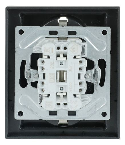 BJ 202 EUJB-885 SCHUKO® Doppelsteckdose volle Abdeckung EBS