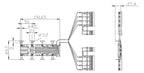 Siemens 3KC9830-1 f.3KC8 Spannungs- versorgungskabel unterseitig 4p f.250A