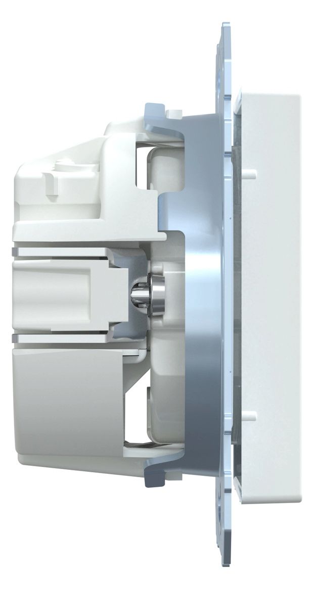 Mert MEG 2401-0325 SCHUKO-Steckdose SK aktivweiß glänzend System M