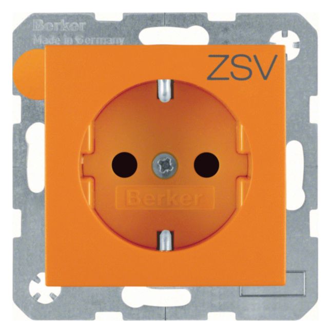 Berker 47231907 Steckdose SCHUKO S.1 orange matt ZSV