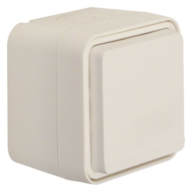 Berker 47403512 Steckdose SCHUKO m.Klappdeckel Ap W.1 polarweiß