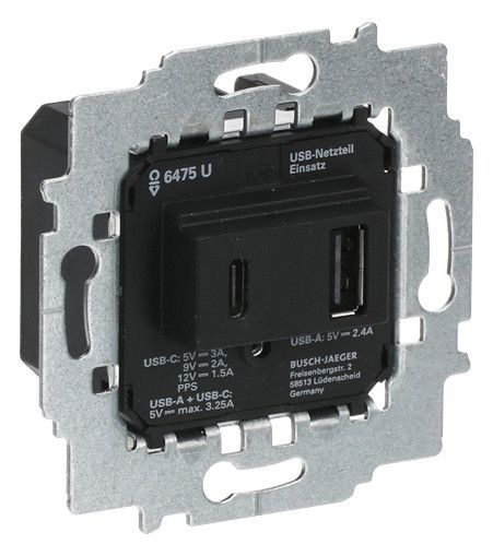BJ 6475 U Netzteil-Einsatz USB A+C