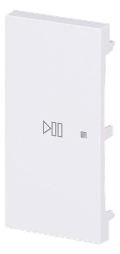 BJ 6237-21-44M Wippe 2-fach links Symbol "Play/Pause"