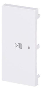 BJ 6237-21-44M Wippe 2-fach links Symbol "Play/Pause"