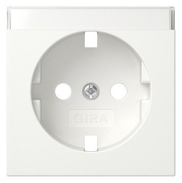 GIRA 494727 Abdeckung SCHUKO-Steckdose BSF System 55 Reinweiß seidenmatt