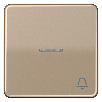 Jung CD590KO5KGB Wippe Symbol Klingel m.Lichtleiter gold-bronze