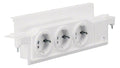 Hager VZ00UP Schuko-Steckdose Volta 3fach drehbar f.UPV