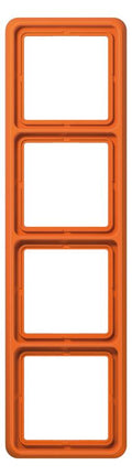 Jung CD584WUO Rahmen 4fach bruchsicher orange