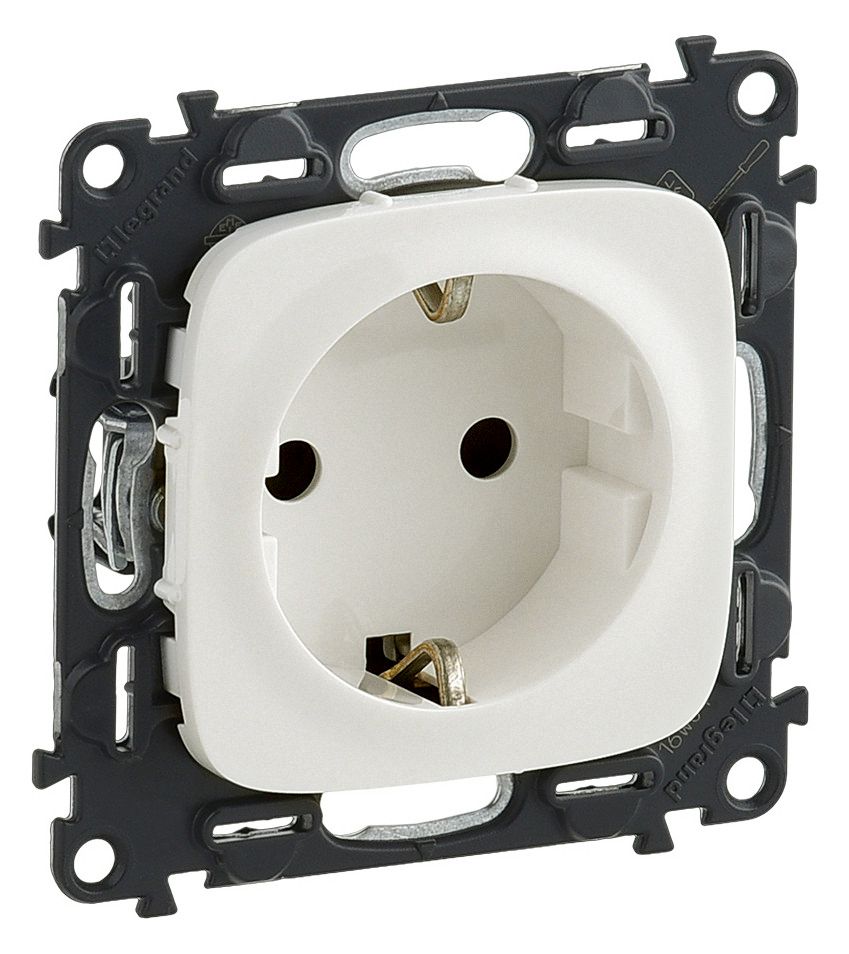 Legrand 754889 Schuko Steckdose m.erh. Ber.schutz Valena Allure perlmutt