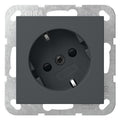 GIRA 441828 SCHUKO-Steckdose 30°+Shutter System 55 Anthrazit