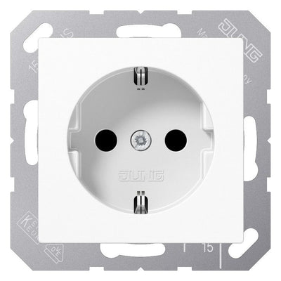 Jung SPA 1520 NX WW SCHUKO Steckdose 16 A 250V ~ o.Krallen integrer erhöhter