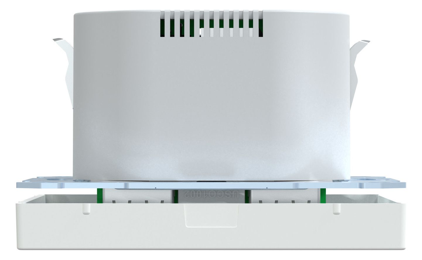 Mert MEG 2366-6035 Schuko-Steckdose m.USB Ladegerät Lotosweiß
