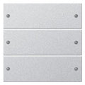 GIRA 218326 Wippenset 3fach System 55 Farbe Alu (lackiert)