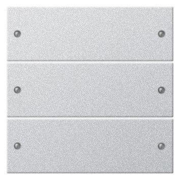 GIRA 218326 Wippenset 3fach System 55 Farbe Alu (lackiert)