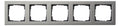 GIRA 021533 Abdeckrahmen 5fach E2 Edelstahl