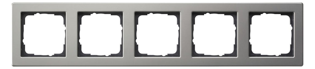 GIRA 021533 Abdeckrahmen 5fach E2 Edelstahl