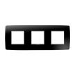 GEWISS GW16126TN Abdeckrahmen ONE International 2+2+2M horiz. Tonerschwarz