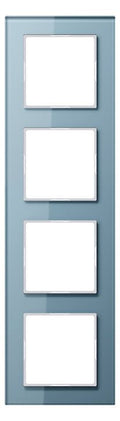Jung AC584GLBLGR Glasrahmen 4fach Serie A creation blaugrau