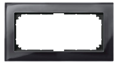 Mert 487803 M-PLAN-Echtglasrahmen 2f o.Mittelsteg Onyxschwarz