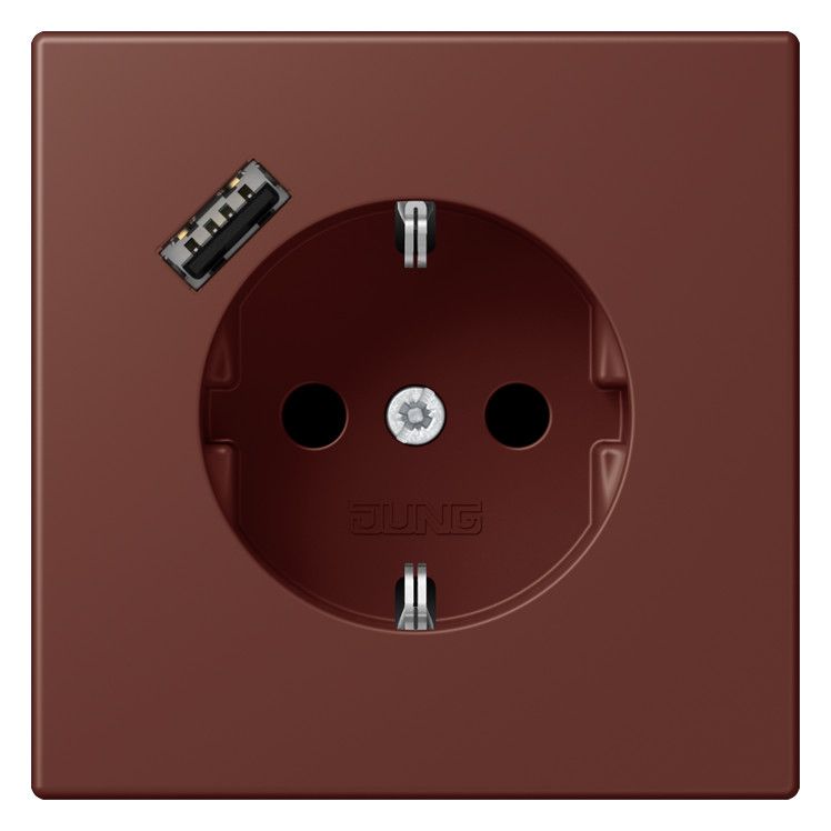 Jung LC1520-18A235 SCHUKO-Steckd.m.USB Typ A LC32120