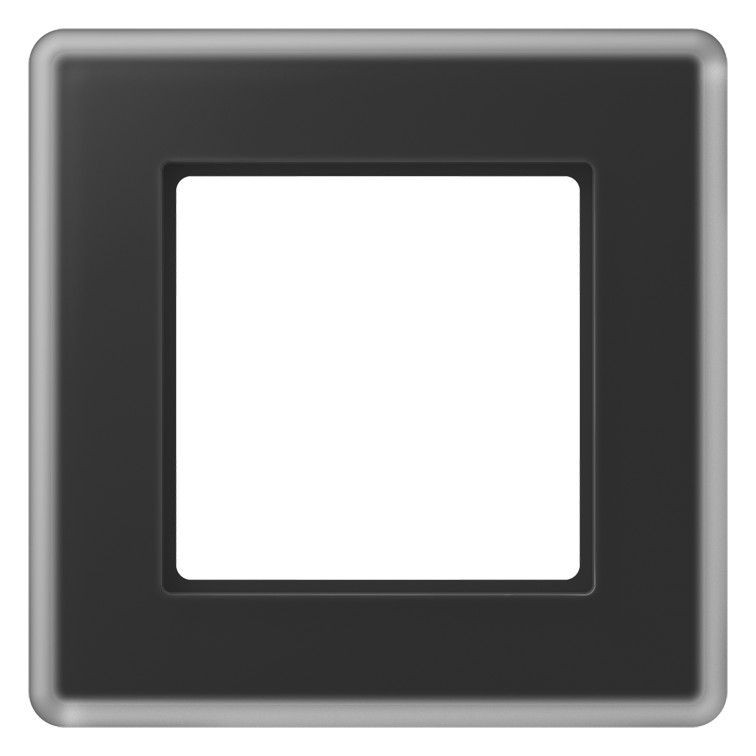 Jung AV581GLMSW Glasrahmen 1f senkr.eu.waager.e Montage Glas A VIVA sc