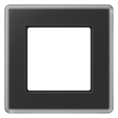 Jung AV581GLMSW Glasrahmen 1f senkr.eu.waager.e Montage Glas A VIVA sc
