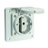 Bals 71106 Schuko-Anbausteckdose 16A 3p IP54 grau ortsfest