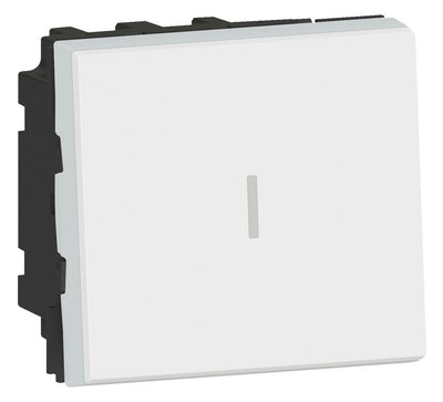 Legrand 077063L MSC Wechselschalter 20A (SK) 2-modulige beleuchtbar ultraweiß