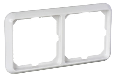 Elso 204204 Rahmen 2-fach FASHION Duro reinweiß