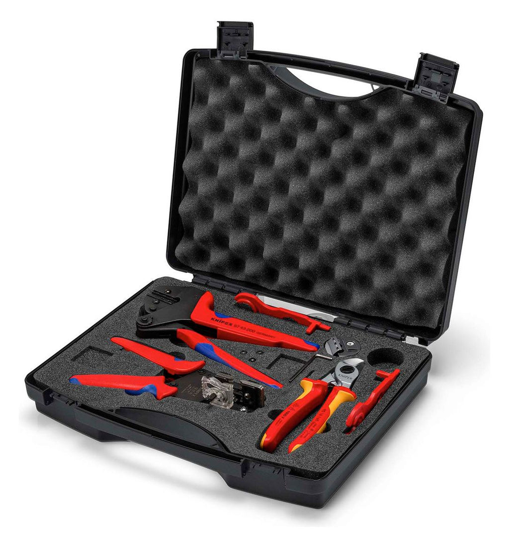Knipex Werkzeugkoffer für Photovoltaik MC4 4003773089001