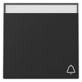 GIRA 3673005 Wippe Symbol Klingel+BSF System 55 Schwarz matt (lackiert)