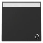 GIRA 3673005 Wippe Symbol Klingel+BSF System 55 Schwarz matt (lackiert)