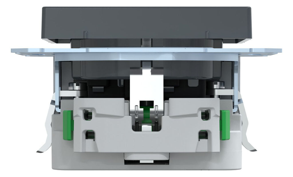 Mert MEG 2366-0414 Schuko-Steckdose m.USB Ladegerät anthrazit