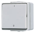 Jung 602W AP/WG Wippschalter Aus 2polig Wippe m.Kennz. 0 I 10AX 250VAC WG600