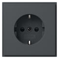 GIRA 445367 SCHUKO-Steckdose m.Shutter (IP20) TX_44 Anthrazit