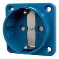 Mennekes 11581 Anbaudose SCHUKO blau 16A 2p+PE 230V IP20 o.Klappd. Einf.unten